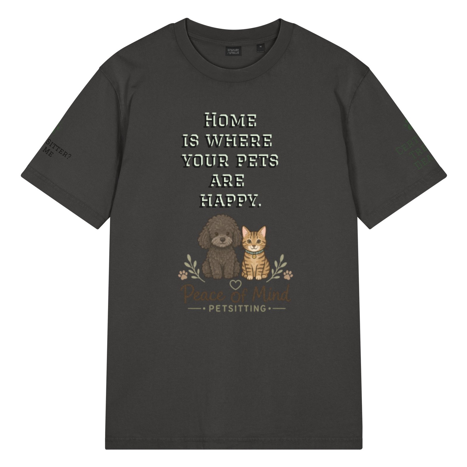 "Sponsor P.O.M " Unisex Garment Dyed Creator 2.0 Vintage T-Shirt | Stanley/Stella SATU041 - Image 2