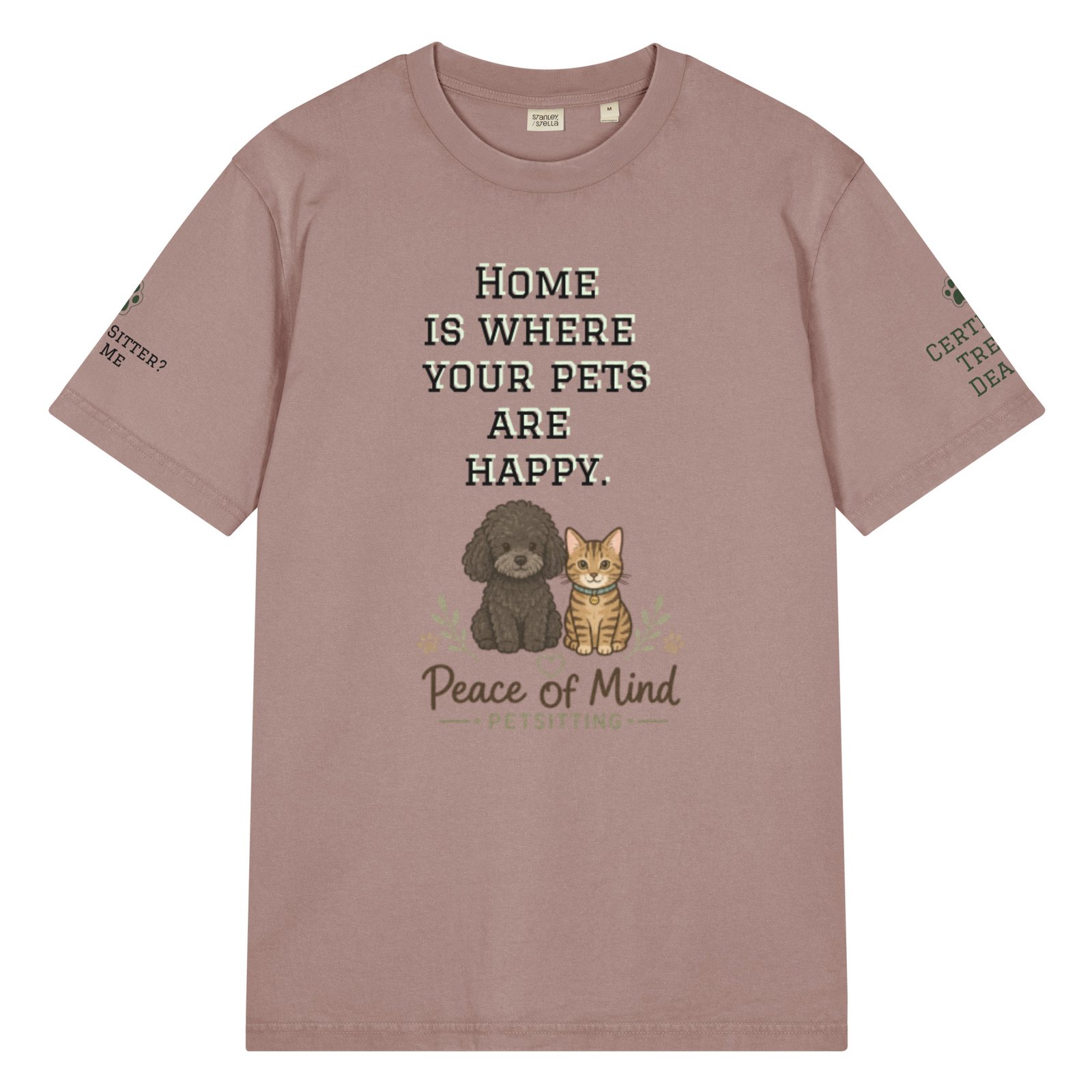 "Sponsor P.O.M " Unisex Garment Dyed Creator 2.0 Vintage T-Shirt | Stanley/Stella SATU041 - Image 5