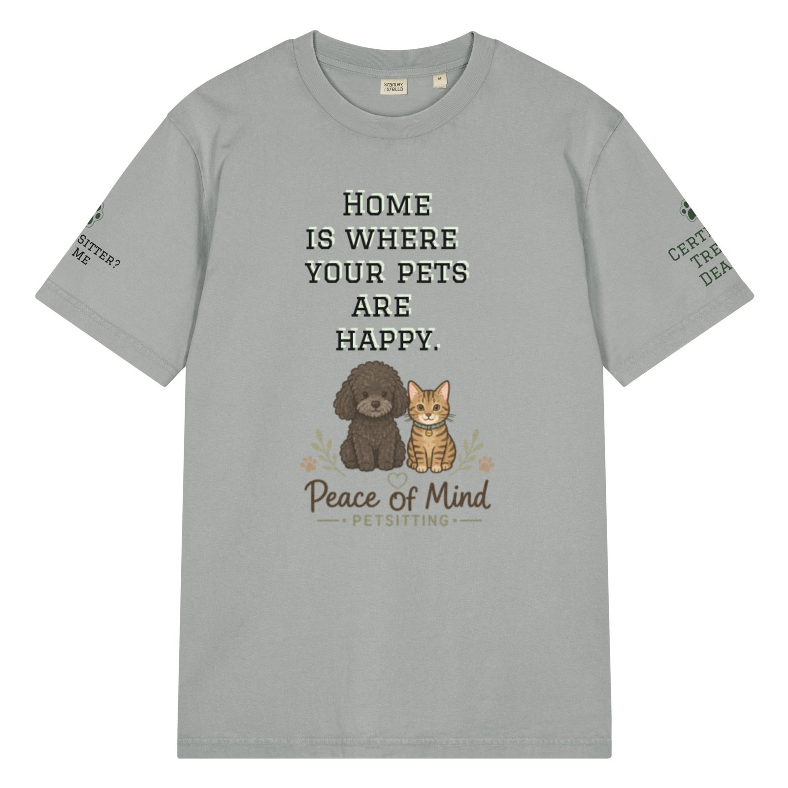 "Sponsor P.O.M " Unisex Garment Dyed Creator 2.0 Vintage T-Shirt | Stanley/Stella SATU041 - Image 6